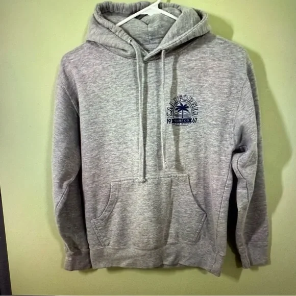 SCW Gray hoodie with California print - Picture 2 of 4